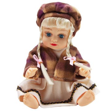 Кукла Алина (Коричневая шапочка) в рюкзаке (5075-AI) 5075-AI фото