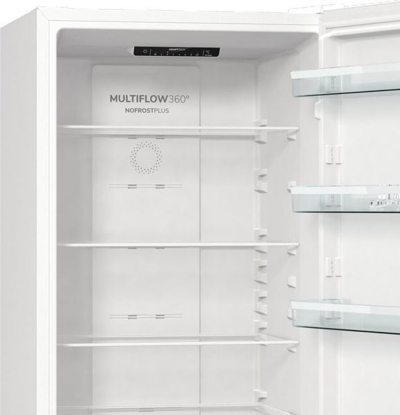 Холодильник с нижн. мороз. камерой Gorenje, 200х60х60см, 2 двери, 235(96)л, А++, NF+, Зона св-ти, Внутр. Диспл, Беж NRK6202CLI - Уцінка NRK6201PW4 фото