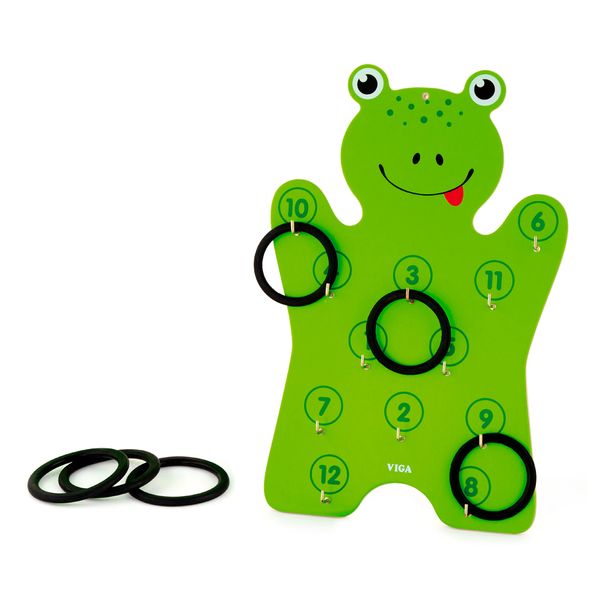 Игровой набор Viga Toys Лягушонок с кольцами (50661) 50661 фото