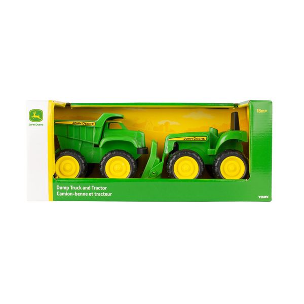 Іграшки для піску John Deere Kids Трактор і самоскид 2 шт. (35874) 35874 фото