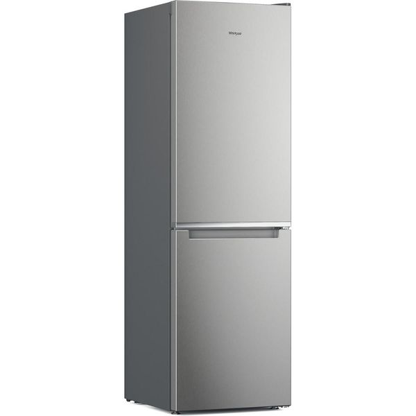 Холодильник Whirlpool з нижн. мороз., 191x60х68, холод.відд.-231л, мороз.відд.-104л, 2дв., А++, NF, інв., зона нульова, нерж (W7X82IOX) W7X82IOX фото