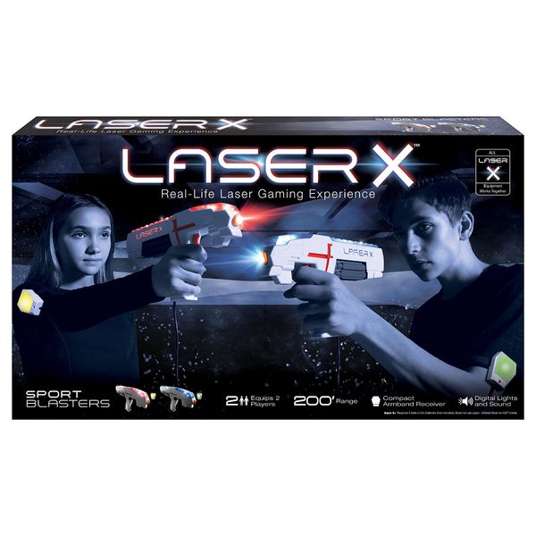 Ігровий набір для лазерних боїв - LASER X SPORT ДЛЯ ДВОХ ГРАВЦІВ 88842 фото
