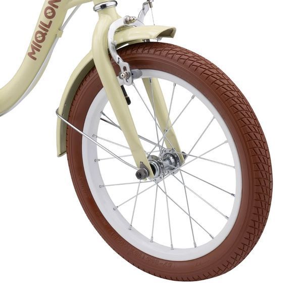 Детский велосипед Miqilong LS 16" бежевый (RBB-LS16-BEIGE) - Уценка RBB-LS16-BEIGE фото