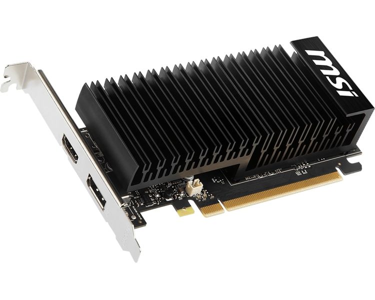 Відеокарта MSI GeForce GT 1030 2GB DDR4 Low Profile Silent OC GT 1030 2GHD4 LP OC (912-V809-4068) 912-V809-4068 фото