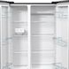 Холодильник SBS Gorenje, 179х67х92см, 2 двері, 356(191)л, А++, NF+, Інв., Зона св-ті, Зовн. Диспл, чорний (NRR9185EABXL)