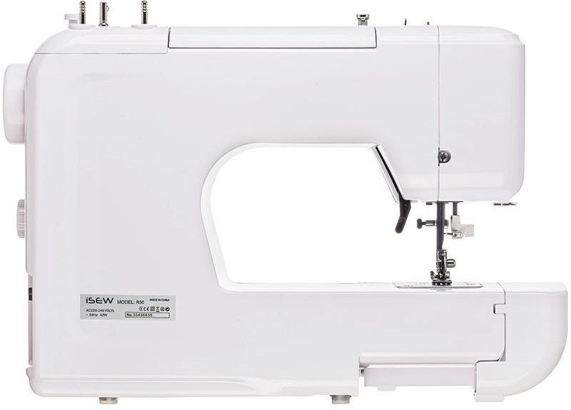 Швейна машина iSEW R50, комп'ютеризована, 42Вт, 50 шв.оп., петля напівавтомат, білий + бірюзовий ISEW-R50 фото