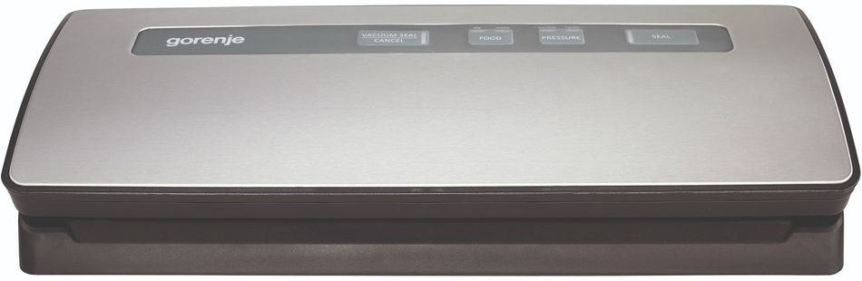 Вакууматор Gorenje для пакетов, 120Вт, 300мм, электронное, +10 пакетов, металл, серый VS120ES фото