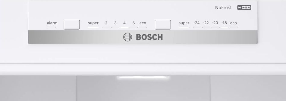 Холодильник Bosch з верxн. мороз., 186x70x80, xолод.відд.-375л, мороз.відд.-105л, 2дв., A+, NF, нерж (KGN55VL20U) KGN55VL20U фото