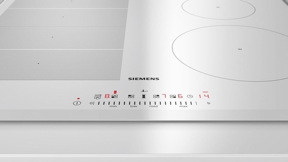 Варильна поверхня Siemens індукційна, 60см, розширена зона, білий (EX652FEC1E) EX652FEC1E фото