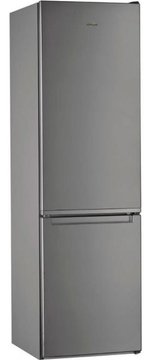 Холодильник Whirlpool з нижн. мороз., 200x60х66, холод.відд.-258л, мороз.відд.-111л, 2дв., А+, ST, нерж (W5911EOX) W5911EOX фото