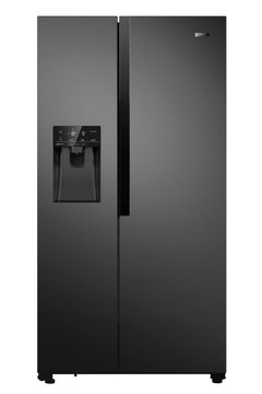 Холодильник SBS Gorenje, 179х68х91см, 2 двері, 368( 167)л, А++, Total NF, Інв. , Зона св-ті, Зовн. Диспл, Чорний NRS9182VB NRS9182VB фото