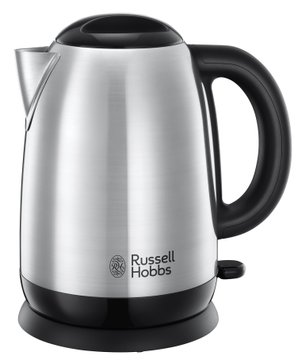 Электрочайник Russell Hobbs Adventure, 1.7л, металл, серебристо-черный (23912-70) 23912-70 фото