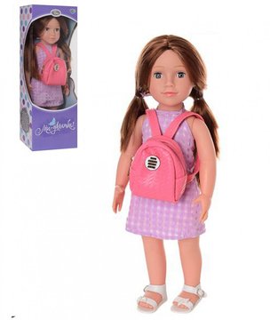 Інтерактивна лялька Тіна з рюкзаком M 3959 UA висота 48см 3959 (Тіна) M 3959 фото