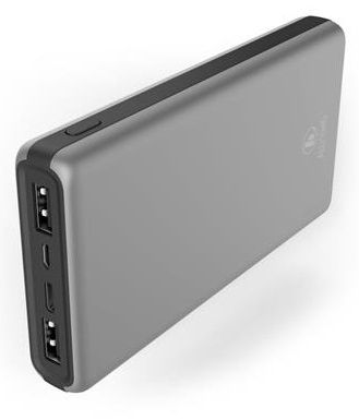 Акумулятор портативний літій-іонний Power Bank Hama ALU15HD 15000 mAh Silver (00201656) 00201656 фото