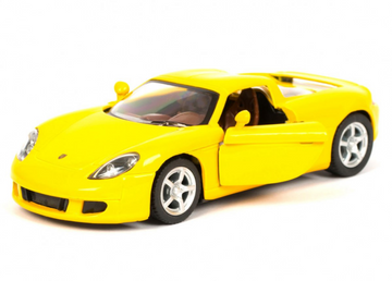 Дитяча модель машинки Porsche Carrera GT Kinsmart інерційна 1:36 Yellow (KT5081W(Yellow)) KT5081W(Yellow) фото
