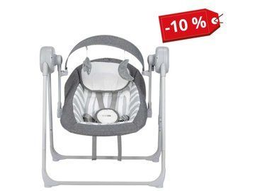 Гойдалка дитяча FreeON Snuggy, lines grey 84911 фото