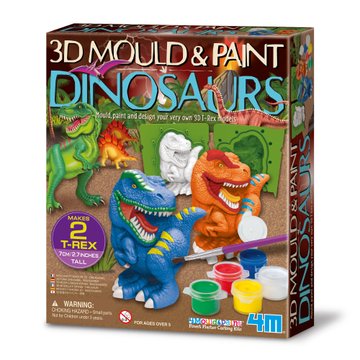 Набор для создания 3D-фигурок из гипса Динозавры 4M (00-04777) 00-04777 фото