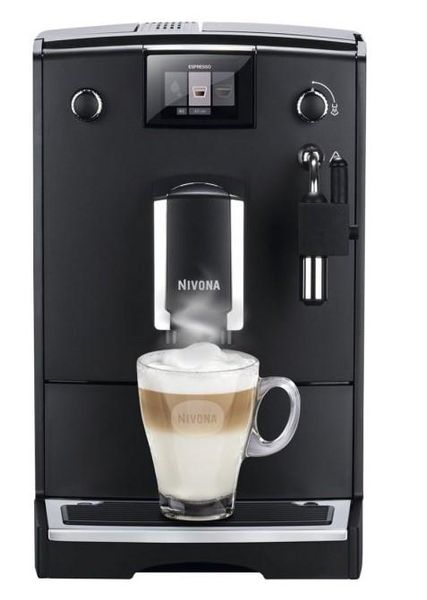 Кофемашина Nivona CafeRomatica, 2.2л, зерно+молотая, ручной капуч, авторецептов -5, черный (NICR550) NICR550 фото
