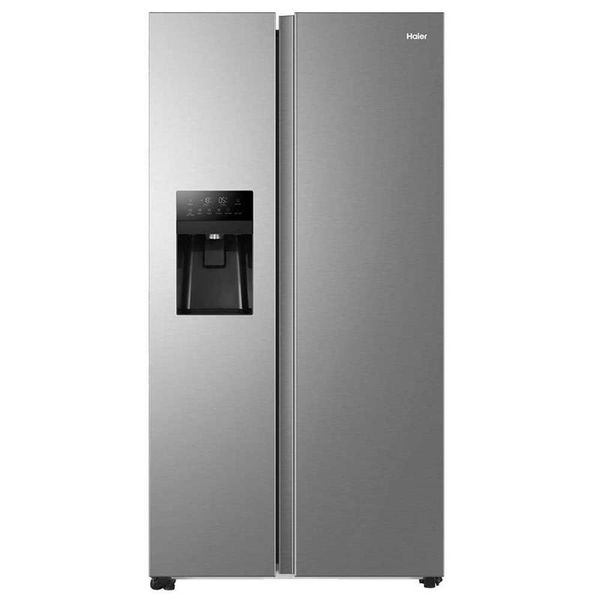 Холодильник Haier SBS, 177.5x90.8х64.7, холод.відд.-337л, мороз.відд.-167л, 2дв., А+, NF, інв., дисплей, льодогенератор, сірий (HSR3918FIMP) HSR3918FIMP фото