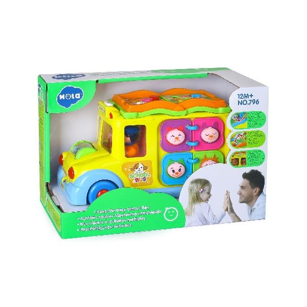 Музична розвивальна іграшка Hola Toys Шкільний автобус (796) 796 фото