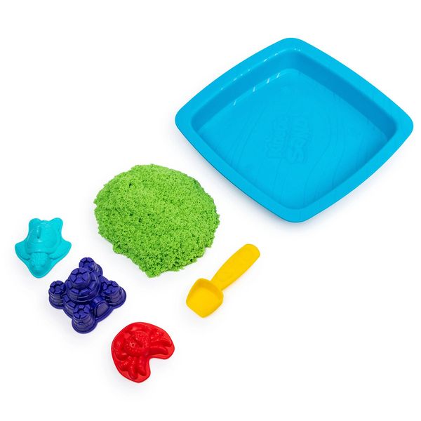 Набор песка для детского творчества - KINETIC SAND ЗАМОК ИЗ ПЕСКА (фиолетовый,454 г,формочки,лоток) (71402G) 71402 фото