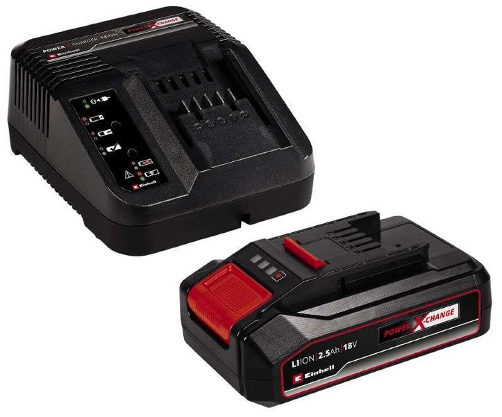Набор аккумуляторов + зарядных устройств Einhell Starter Kit 18V 1x2.5Ah, PXC (4512097) 4512097 фото