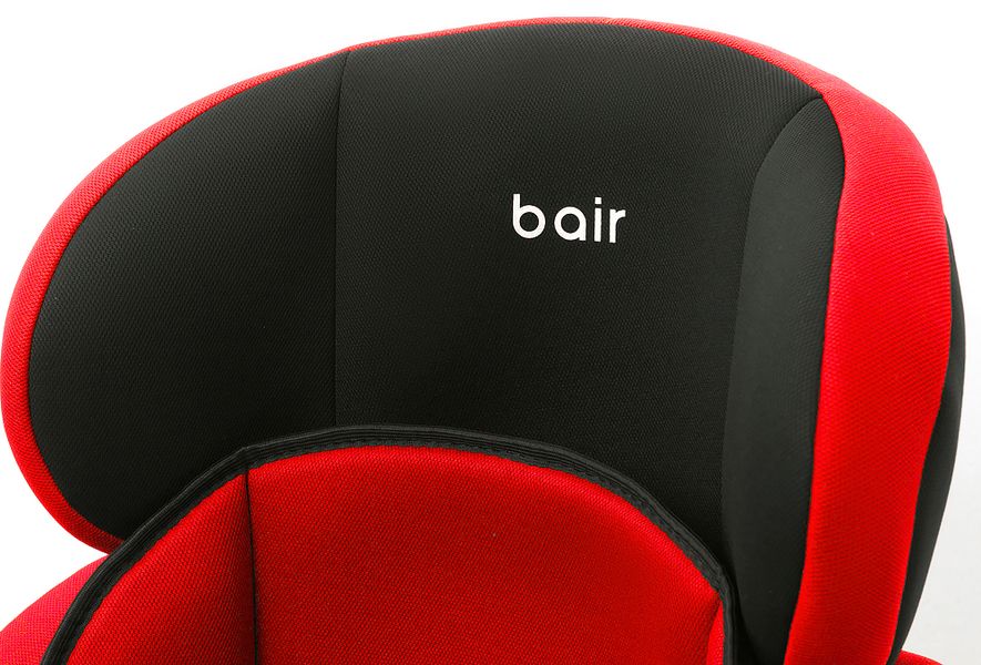 Автокресло Bair Beta Iso-fix 1/2/3 (9-36 кг) DBI2426 черный - красный (624595) BR-624595 фото
