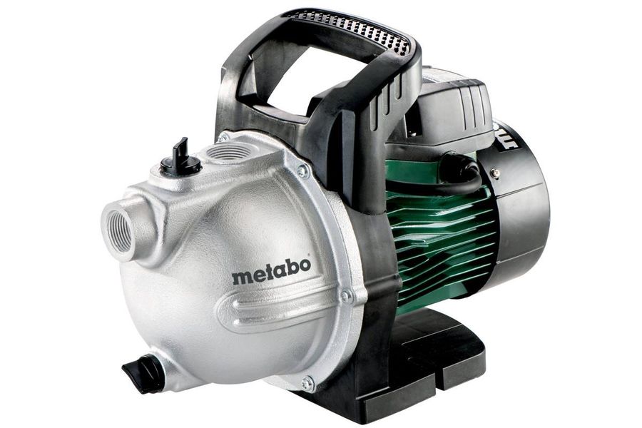 Насос садовий Metabo P 2000 G, 450 Вт, 2 куб/год, висота подачі 30м, всмоктування до 8 м, 7.6 кг (600962000) 600962000 фото