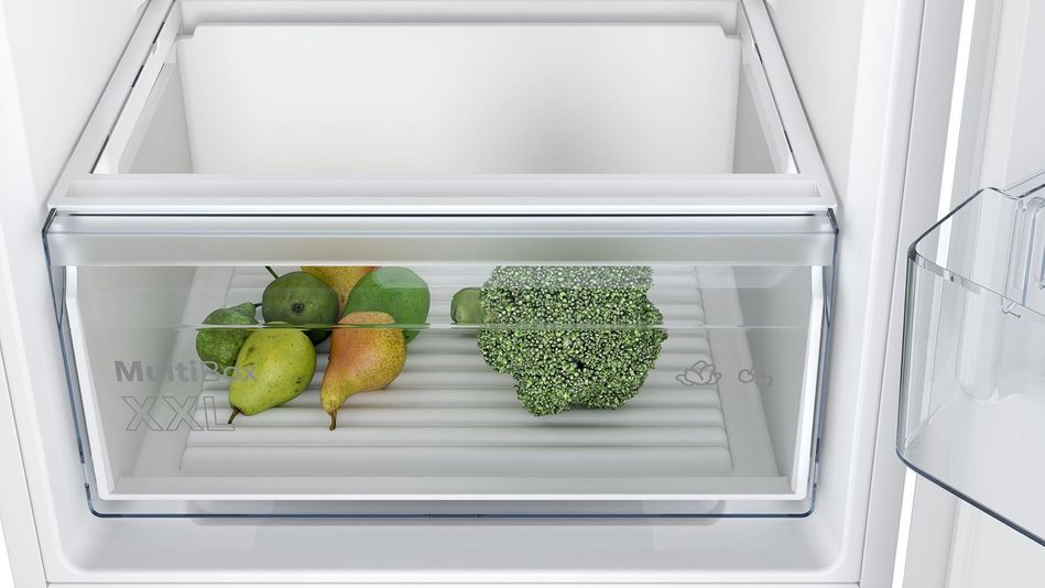 Холодильник Bosch вбуд. з нижн. мороз., 177x55x55, xолод.відд.-199л, мороз.відд.-69л, 2дв., A+, ST, білий (KIV87NSF0) KIV87NSF0 фото